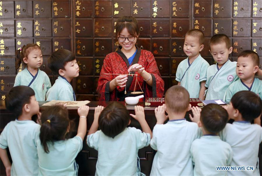 Kicking and sailing: Children learn new skills