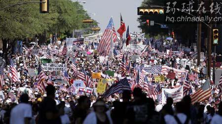 全美50萬(wàn)人大游行