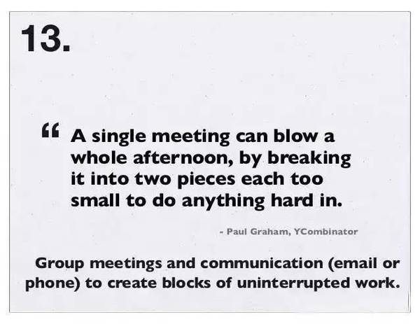 關于時間管理,扎克伯格用26張圖說清楚!