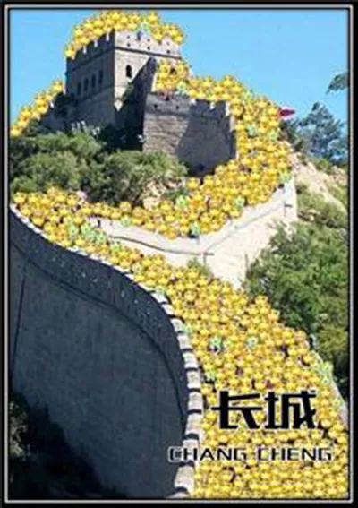 如何用英語表達國慶期間“人山人海”？