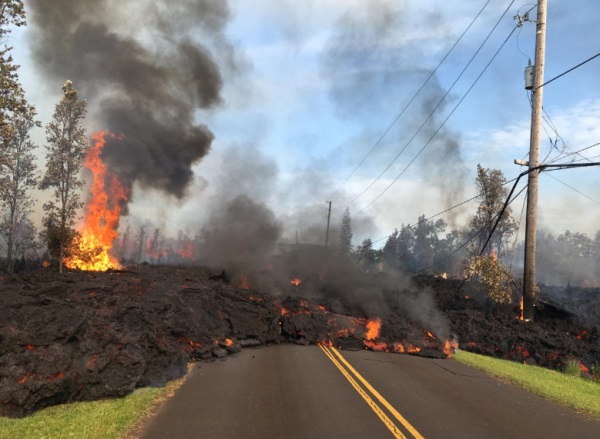 夏威夷火山噴發以及強震　中國領事館提醒公民遠離危險區域