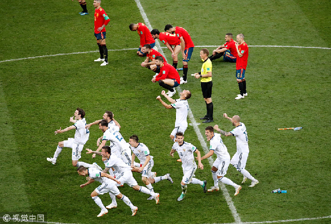 世界杯淘汰賽上演兩場點球大戰(zhàn) 俄羅斯、克羅地亞攜手晉級