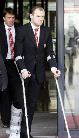 英媒體稱(chēng)魯尼傷勢(shì)無(wú)礙世界杯 聯(lián)賽歐冠皆難參賽