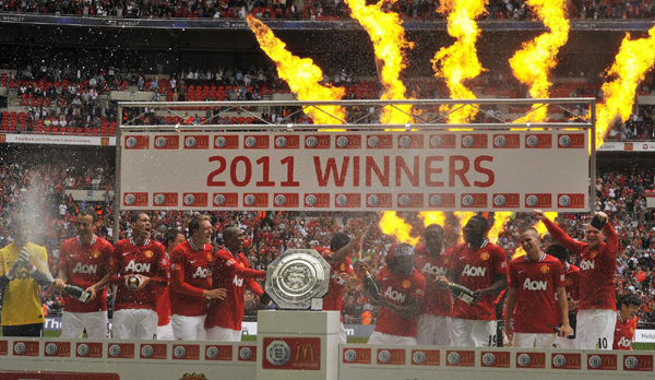 社區(qū)盾杯：納尼終場絕殺 曼聯3:2逆轉曼城奪冠