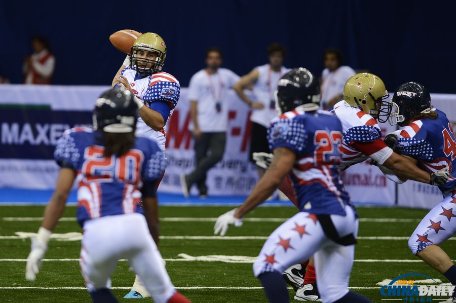 美國職業室內橄欖球東西部明星對決首次來華比賽