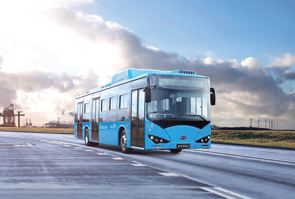 Chinese vehicle giant BYD opens its first European electric bus factory